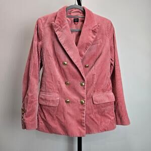 Rowing Blazers Target Pink Blazer Jacket Double Breasted Corduroy Academia Small